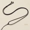Colgante de jade fino con cadena para clavícula y cuello para hombres y mujeres, collar de ágata ámbar y cristal, venta al por mayor