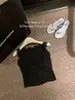 Camisola Chaleco con Borde de Encaje Espalda Bonita 2024 Nuevo Verano para Mujer Interior Ajustado sin Mangas con Almohadilla en el Pecho para Mujer