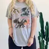 Tamanho Europeu Transfronteiriço Feminino Retrô Quarta Asa Dragão Camisa Confortável Camisa da Academia de Guerra de Basgiath um Presente de Elegância Literária