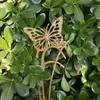 Nuevo producto transfronterizo: Adorno de Mariposa de Hierro Forjado para Exteriores, Decoración de Maceta Artística para Jardín y Patio