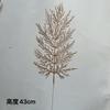 Flores Artificiais Douradas, Eucalipto Dourado e Folhas de Ginkgo, Flores de Plástico, Folhas Douradas, Materiais para Arranjo de Flores Balde da Fortuna de Natal e Festival da Primavera