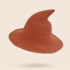 Nuevo sombrero de bruja regular para fiesta de carnaval de Halloween transfronterizo, sombrero de punto plegable, sombrero de bruja puntiagudo para mujer al por mayor
