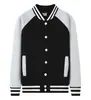 Chaqueta de Béisbol Cálida de Forro Polar Otoño e Invierno para Hombre, Botones, Estilo Coreano, Suave y Cómoda, Marca de Moda, Abrigo Holgado a la Moda, Personalizable