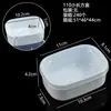 Caja de Plástico PP para Porcionar Granos Mixtos y Arroz, Arroz Integral, Fiambrera para Comida Baja en Grasa, Caja de Almacenamiento para Conservación de Alimentos en el Refrigerador