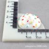 Bolo de donut Micro Comida Brincar Resina Acessórios Creme Cola Capa de celular Material Chapéus Acessórios para cabelo Casa de boneca DIY