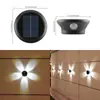Nueva luz solar de pared para uso exterior, adecuada para el hogar, patio, balcón, decoración de jardín, iluminación exterior, luz lavaluces de ambiente
