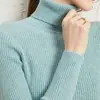 Suéter de cuello alto para mujer, nuevo estilo otoño/invierno 2026, diseño popular, capa interior elegante, camiseta básica de punto