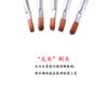 Pincel labial pequeno com cabo transparente, para atacado, pincel labial curto com capa protetora, pincel labial cabo curto, cerdas de fibra, pincel labial 5.4