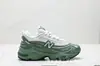 Nuevos Bailun Directo de Fábrica alta calidad nb1000 Polvo Arroz Verde Blanco Caña Baja Casual Zapatos para Correr Zapatos de Pareja Zapatos Putian