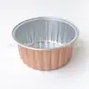 Tigela de Papel Alumínio para Air Fryer Pequena Forma de Bolo Assar Caixa de Embalagem para Durian Caixa de Papel Alumínio Retangular com Tampa