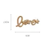 Sapatos com furos transfronteiriços flores de sapato removíveis DIY urso dourado amor fivela de flor integrada acessórios fivela de flor decorativa de alta qualidade