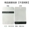 Bolsa de Embalaje para Cable de Datos con Lema Hecho en China Bolsa de Plástico Verde Lista para Usar Bolsa con Cierre Zip para Cables Venta al por Mayor