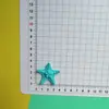 Accesorios de Resina de Estrella de Mar Coloridos Hechos a Mano DIY Hebilla para Zapato con Agujero Joyería Pegamento en Crema Pasador Funda para Teléfono Móvil Material para Juguetes