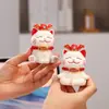 Enfeite Gato da Sorte Criativo Fofo Decoração de Mesa Presente para Mesa de Escritório Presente Gatinho Inspirador para Colegas Novo