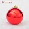 Bola de Natal com decoração de Natal de 4 cm a 20 cm, bola de plástico com luz vermelha, bola de decoração para árvore de Natal