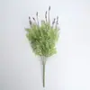 Vasos Mini para Plantas Verdes, Cercas Divisórias, Decorações de Paisagismo, Flores Artificiais, Arranjos de Flores, Samambaias, Folhas de Eucalipto, Grama Plástica