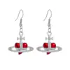 Transfronterizo Aliexpress Más Vendido Moda Europea y Americana Versátil Forma de Corazón Goteo de Aceite Acero Inoxidable Juego de Collares Venta al por Mayor