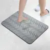 Em Estoque Tapete Absorvente de Água de Terra Diatomácea Macia Tapete de Chão para Banheiro Vaso Sanitário Tapete de Banheiro Doméstico Antiderrapante Secagem Rápida Almofada para Pés de Terra Diatomácea