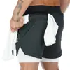 Pantalones Cortos de Running Crazy Muscle para Hombre Fitness Deportes Ocio Sueltos Entrenamiento Doble Capa Pantalones de Baloncesto Americanos Explosiones Transfronterizas