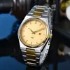 Nuevo Reloj de Cuarzo para Hombre 2023 Tianjia Moda Deportiva Casual Volante Grande Día Correa de Acero Alta Calidad