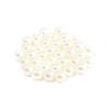 Pulseira de Pérolas Imitação de Cor Única em ABS com Furo Reto Acessórios de Joias para Pulseira DIY Atacado DIY Artesanal Contas