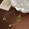 Colar Estrelado em Prata de Lei S925 Estilo Vintage com Design Único, Colar em Camadas de Contas Simples Estilo Italiano Francês