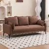 Sofá de lujo ligero para salas de estar pequeñas, sofá simple de dos o tres plazas para apartamentos, tiendas de ropa, propiedades de alquiler, áreas de descanso y áreas de recepción