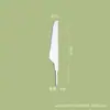 Cuchillo, tenedor y cuchara de acero inoxidable 304 con mango corto, inserto de herrajes pulido espejo