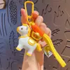 2026 Nuevo Modelo Llavero Giratorio de Pony Dibujo Animado Lindo Caballo del Zodiaco Regalo de Año Nuevo Mascota del Año del Caballo