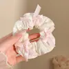 Goma para el pelo floral respetuosa con el cabello 2026 Nuevo estilo Estilo perezoso Lazo para el pelo Anillo para el pelo de estilo coreano elegante para mujer