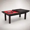 Mesas de billar estilo americano de stock de fábrica para uso doméstico, mesas de billar interiores de 233,1 cm para uso doméstico de 266,4 cm para uso comercial, mesas de competición de 299,7 cm al por mayor