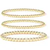 Pulsera de Bolas de Cristal Transfronteriza Nueva Europea y Americana Estilo Bohemio Pulsera Apilable Joyería de Moda Personalizada
