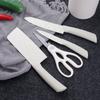 Nuevo y Caliente Juego de Cortadores de Cocina Paja Acero Inoxidable Cuchillo de Cocina Juego de Cinco Piezas Suministros de Cocina Regalo con Base de Almacenamiento