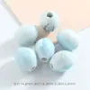Accesorios de Ropa Coloridos Cerámica Ovalada Cuentas Sueltas Cadena de Teléfono Móvil Pulsera Material Cuentas de Agujero Grande Joyería DIY Lote Spot