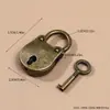 Cerradura para Joyero de Metal, Cerradura Antigua, Cerradura de Estilo Antiguo, Candado de Aleación, Candado para Caja de Joyería, Candado Mini Pequeño