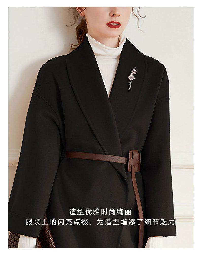 时尚简约梅花胸针小众设计轻奢贝壳花朵胸花新品唯美清