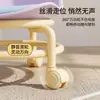 Taburete pequeño de rueda universal, banco pequeño, silla pequeña para el hogar, ruedas, taburete bajo, niños, adultos, taburete redondo de dopamina con respaldo