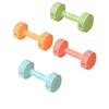 Halteres pequenos femininos equipamentos de ginástica em casa para homens e mulheres 2/3/4/5/kg um par de modelagem muscular de braço de exercício único