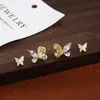 Brincos de Pérola Francesa de Luxo Leve Agulha de Prata Design Vintage da Coreia do Sul Brincos Olho de Gato Estrela Lua Brincos de Zircônia Super Brilhantes