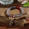 Nuevos brazaletes de estilo étnico, brazaletes de cristal hechos a mano de nicho para estudiantes, niñas, parejas y mejores amigos, al por mayor