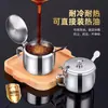 Tarro de Condimentos de Acero Inoxidable Espesado 304 con Asa, Tarro de Aceite, Tarro de Sal, Tarro de Azúcar, Tarro de Aceite de Chile, Tarro de Polvo, Tarro de Aceite de Chile Picante