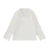 Wulibu YiPersonalizado para Niñas Color Sólido Manga Larga Cuello Polo Corte Ajustado Versátil Top
