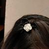 Corea del Sur Dongdaemun Camelia Mini Pinza Pequeña para Agarrar para Mujer Flequillo Delantero Clip Cabeza de Princesa Semirrecogido Accesorios para el Cabello Tarjetas para el Cabello