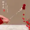 Fabricante de Yiwu Venta al por mayor de accesorios para el cabello a precio de costo, Pasadores de estilo antiguo de alta gama para Cheongsam, Pasadores simples y versátiles para uso diario