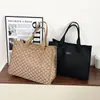Bolso Tote de Moda para Mujer, Gran Capacidad, Sensación de Alta Gama, Bolso Versátil para el Trabajo, Bolso de Mujer Tendencia Estilo Coreano con Estampado