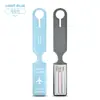 Etiqueta de Equipaje Termoformada de PVC Transfronteriza Etiqueta de Equipaje de Viaje Anti-Pérdida Etiqueta de Equipaje para Check-in de Avión