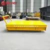 Carro de Ferrocarril sin Motor de Empuje Manual Área de Fábrica Transporte Semanal Pista de Transferencia Carro Plano Riel de Piso Rueda de Acero Fundido Tractor Pasivo