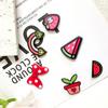 Chupetín de Pajarita Fresa Cereza Minnie Girasol Parche Acrílico DIY Pasador para el Cabello de Niños Material Hecho a Mano