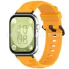 Para huawei watch fit3 hebilla negra correa de silicona patrón de llanta pulsera de silicona correa de silicona huawei