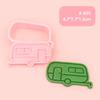 Molde de Galleta Universal para Exteriores de Simulación DIY, Mochila de Coche, Tienda de Campaña, Fogata, Escultura de Arcilla, Imán para Refrigerador, Molde Hecho a Mano